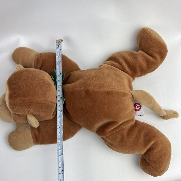 TY Pillow Pals Swinger Monkey Plush 90s VTG Brown 14 in Floppy Soft Sewn Eyes - Picture 3 of 11